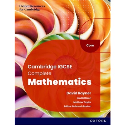 现货 剑桥IGCSE完整数学核心：学生用书第六版 Cambridge IGCSE Complete Mathematics Core: Student book sixth edition 英文原