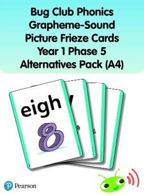 预订Bug Club Phonics Grapheme-Sound Picture Frieze Cards Year 1 Phase 5 alternatives (A4)