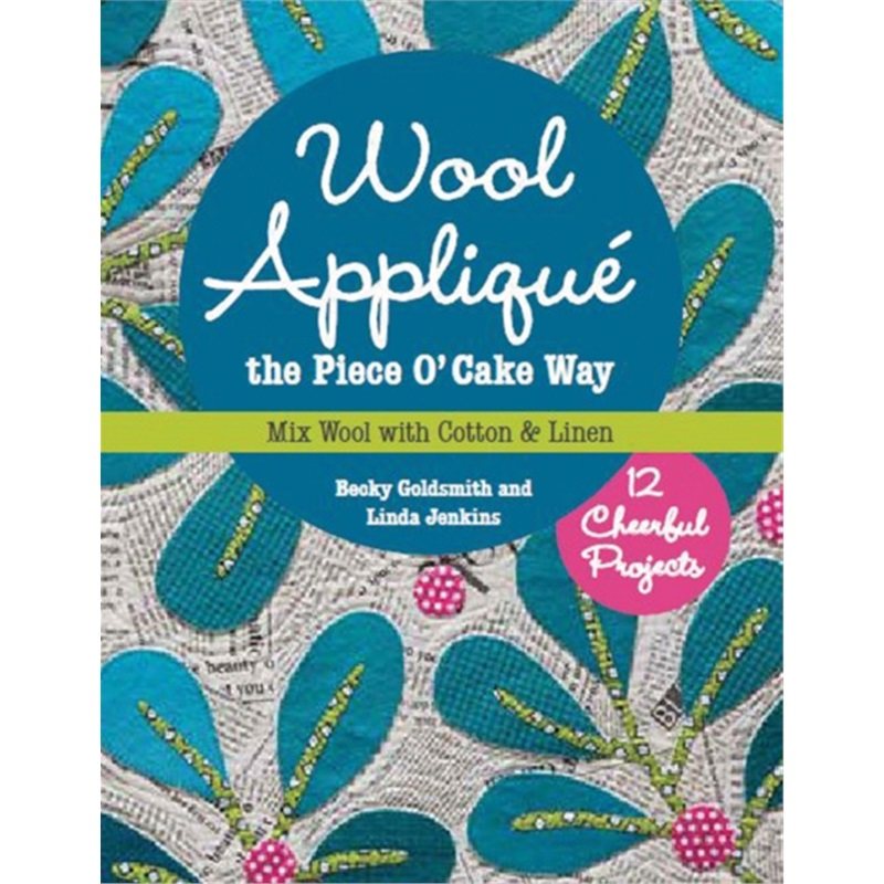预订不退不换Wool Applique the Piece O  Cake Way[9781617450471]