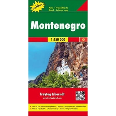 预订Montenegro Road Map 1:150 000