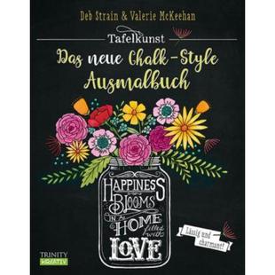 Das neue Chalk 预订 Ausmalbuch Tafelkunst. Style 德语