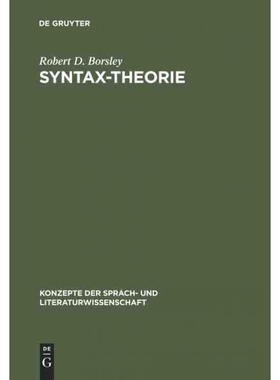 按需印刷不退不换DEG Syntax Theorie[9783484220553]