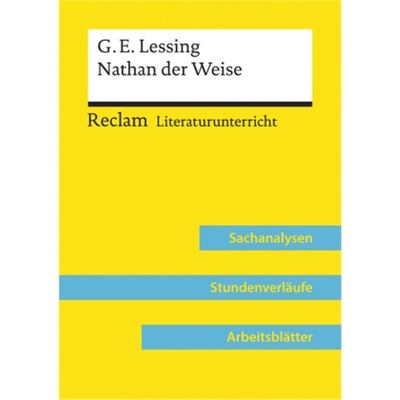 预订【德语】 Gotthold Ephraim Lessing: Nathan der Weise (Lehrerband)[9783150158135]