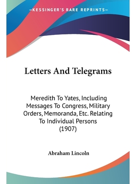 按需印刷Letters And Telegrams[9781437114478]