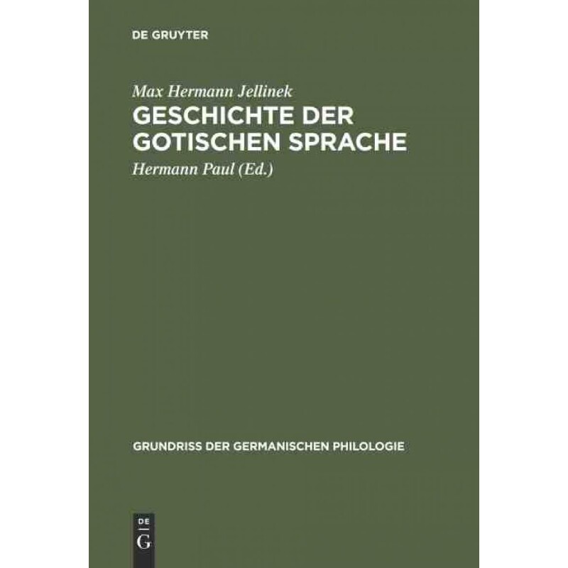 按需印刷不退不换DEG Geschichte der gotischen Sprache[9783111079394]
