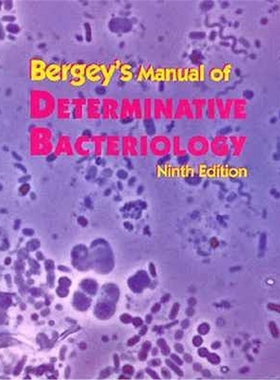 预订Bergey's Manual of Determinative Bacteriology