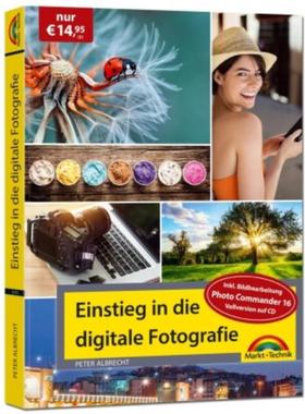 预订【德语】 Einstieg in die digitale Fotografie, m. CD-ROM:Auf CD: Bildbearbeitung Photo Comman