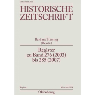 bis 9783486644609 2007 285 2003 276 Band Register 按需印刷DEG