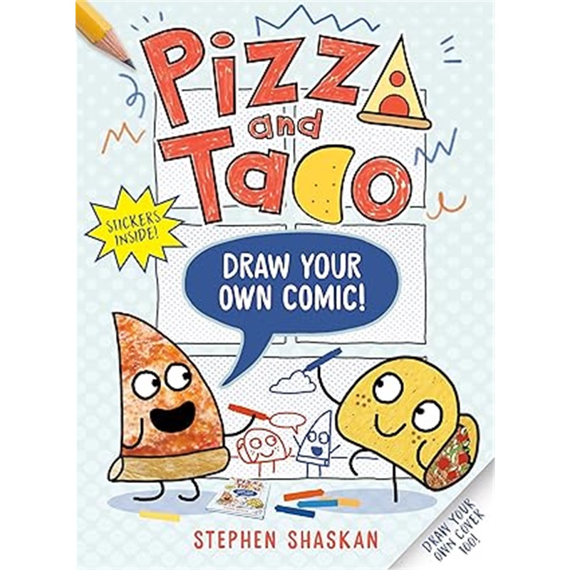现货Pizza and Taco: Draw Your Own Comic!: Stickers Inside! [An Activity Book][9780593814574]