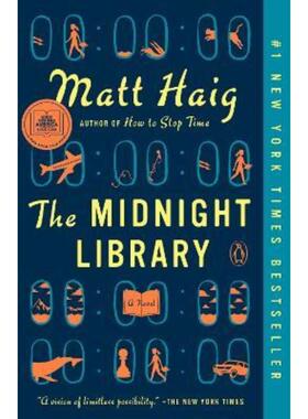 现货 午夜图书馆 英文原版 The Midnight Library 马特·海格 Haig Matt 深夜图书馆 上海外文书店