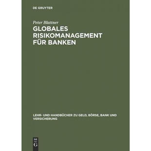 Globales 9783486274790 Risikomanagement Banken für 按需印刷DEG