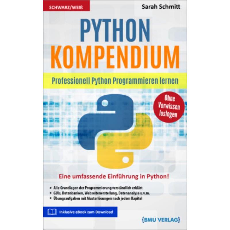 预订【德语】 Python Kompendium:Professionell Python Programmieren lernen. Eine umfasse