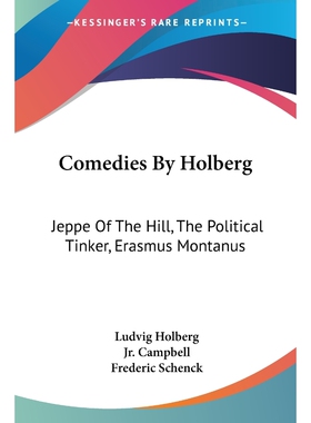 按需印刷Comedies By Holberg[9781432632045]
