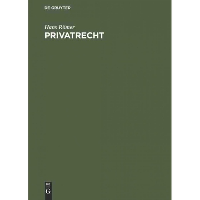 按需印刷不退不换DEG Privatrecht[9783486257328]