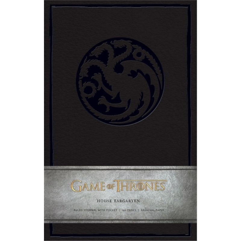 预订Game of Thrones: House Targaryen Hardcover Ruled Journal[9781608873708]