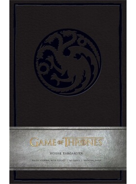 预订Game of Thrones: House Targaryen Hardcover Ruled Journal[9781608873708]