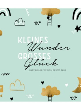 预订【德语】Kleines Wunder, großes Glück - Babyalbum für dein erstes Jahr: