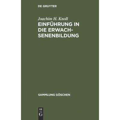 按需印刷DEG Einführung in die Erwachsenenbildung[9783110038514]