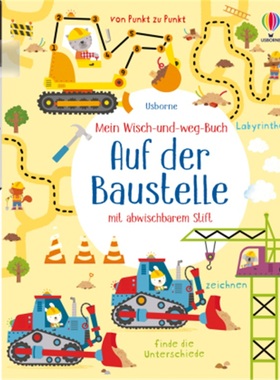 预订【德语】 Mein Wisch-und-weg-Buch - Auf der Baustelle[9781789411553]