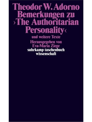 预订【德语】Bemerkungen zu 'The Authoritarian Personality'