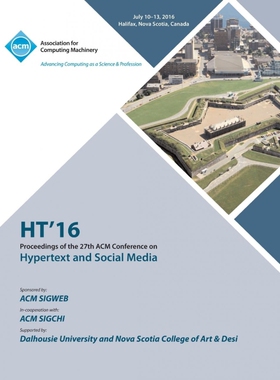 预订不退不换HT 16 27th ACM Conference on Hypertext & Social Media