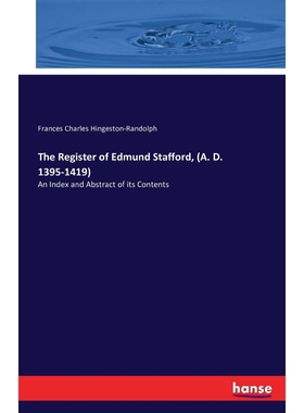 按需印刷The Register of Edmund Stafford, (A. D. 1395-1419)[9783742818652]