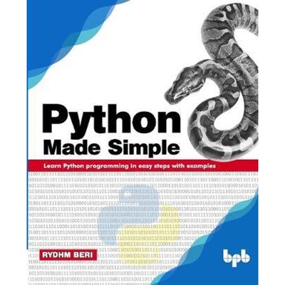 按需印刷不退不换Python Made Simple: Learn Python programming in easy steps with examples[9789388511025]