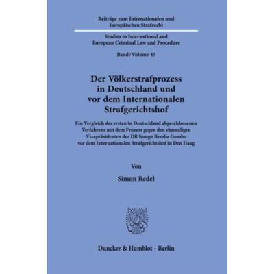 预订【德语】 Der VOlkerstrafprozess in Deutschland und