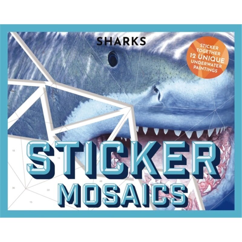 预订不退不换Sticker Mosaics: Sharks[9781646432592]