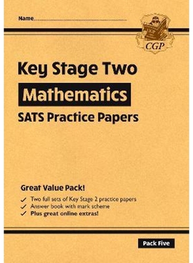 预订New KS2 Maths SATS Practice Papers: Pack 5 - for the 2023 tests (with free Online Extras)
