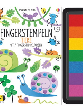 预订【德语】 Fingerstempeln: Tiere[9781782324652]