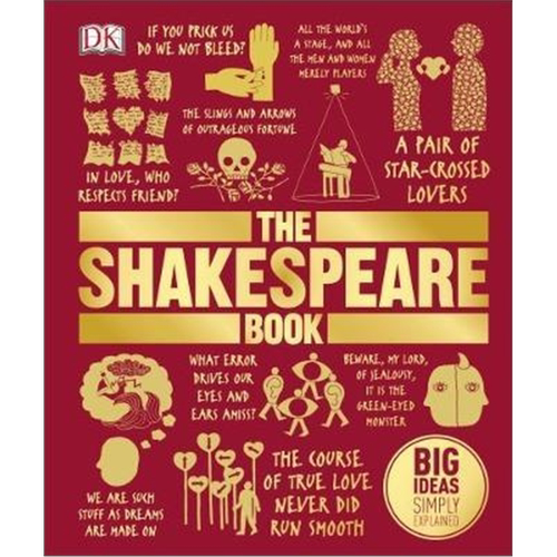DK人类的思想百科丛书 The Shakespeare Book 英文原版精装大开 莎士比亚图解全彩铜版纸课外英语读物Big Ideas Simply Explained