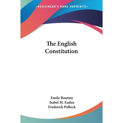 按需印刷The English Constitution[9781432630980]