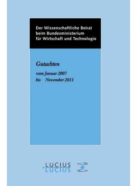 按需印刷DEG Der Wissenschaftliche Beirat beim Bundesministerium für Wirtschaft   Gutachten[9783828205505]