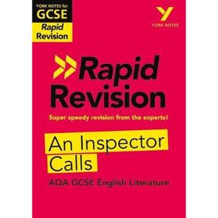 revise Notes Calls Inspector and 2021 ready assessment for AQA Rapid GCSE 现货York Catch Revision