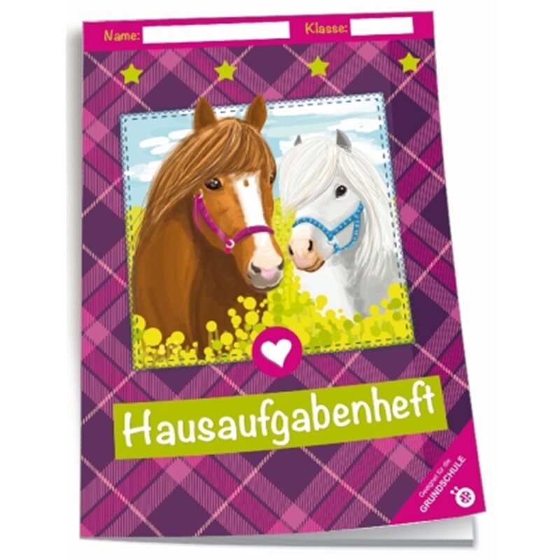预订【德语】 Trötsch Hausaufgabenheft - Grundschule Pferde mit Umschlag[4260500163568]