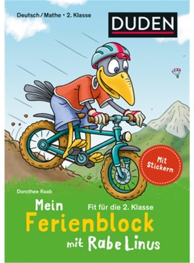 预订【德语】Mein Ferienblock mit Rabe Linus - Fit fur die 2. Klasse[9783411720804]