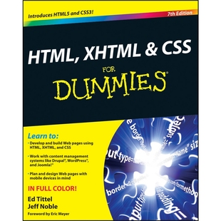 XHTML CSS 9780470916599 按需印刷图书HTML and Dummies For