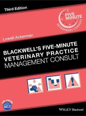 按需印刷不退不换Blackwell's Five-Minute Veterinary Practice Management Consult[9781119442547]