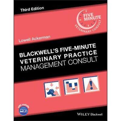 按需印刷不退不换Blackwell's Five-Minute Veterinary Practice Management Consult[9781119442547]