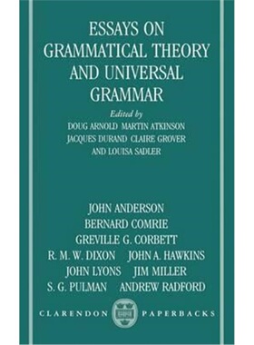 按需印刷不退不换Essays on Grammatical Theory and Universal Grammar[9780198248972]