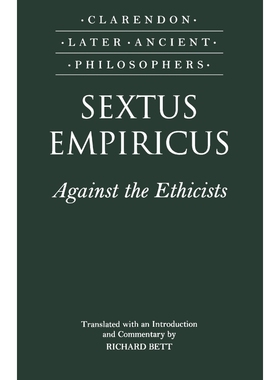 按需印刷Sextus Empiricus: Against the Ethicists[9780198250975]