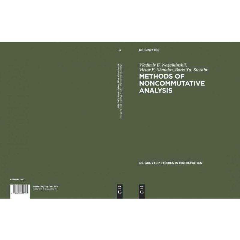 按需印刷DGYT Methods of Noncommutative Analysis[9783110146325]