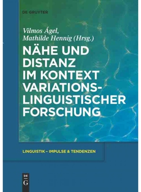 按需印刷DEG N?he und Distanz im Kontext variationslinguistischer Forschung[9783110220865]