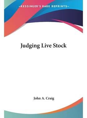 按需印刷Judging Live Stock[9780548477953]