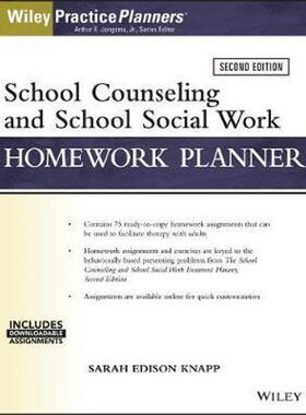预订不退不换School Counseling and Social Work Homework Planner (W/ Download)