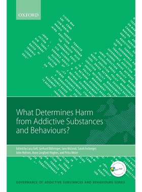 【按需印刷】 WHAT DET HARM ADD SUBST & BEHAV? GASBS P