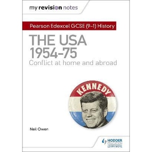 预订My History conflict The USA Edexcel abroad home and Pearson GCSE 1975 1954 Notes Revision
