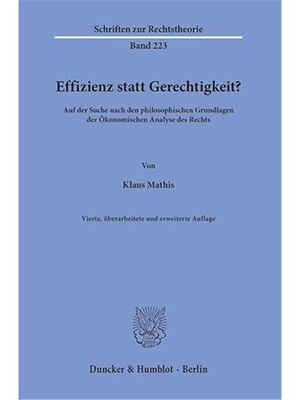 预订【德语】Effizienz statt Gerechtigkeit?