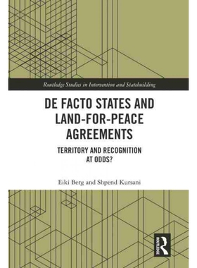 按需印刷TF De Facto States and Land for Peace Agreements[9780367485139]
